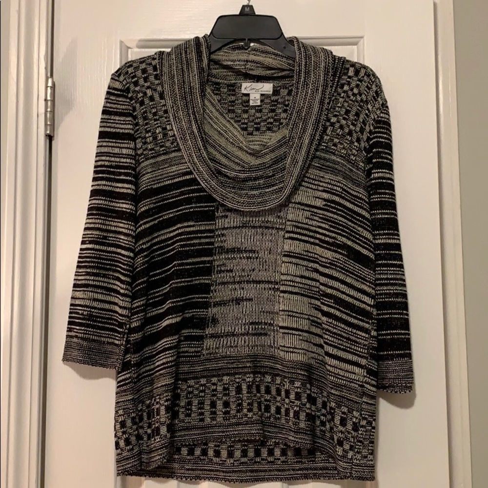 Kim Rogers Knit Sweater 3/4 Length Sleeve